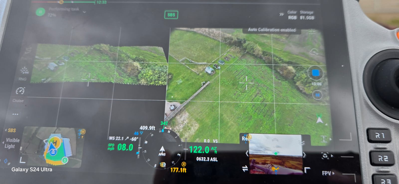 Drone Remote Control Panel